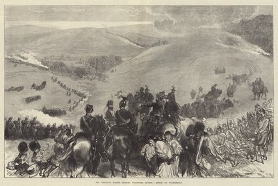 Revisión de voluntarios de Pascua en Brighton, acción en Woodendean de Sir John Charles Robinson